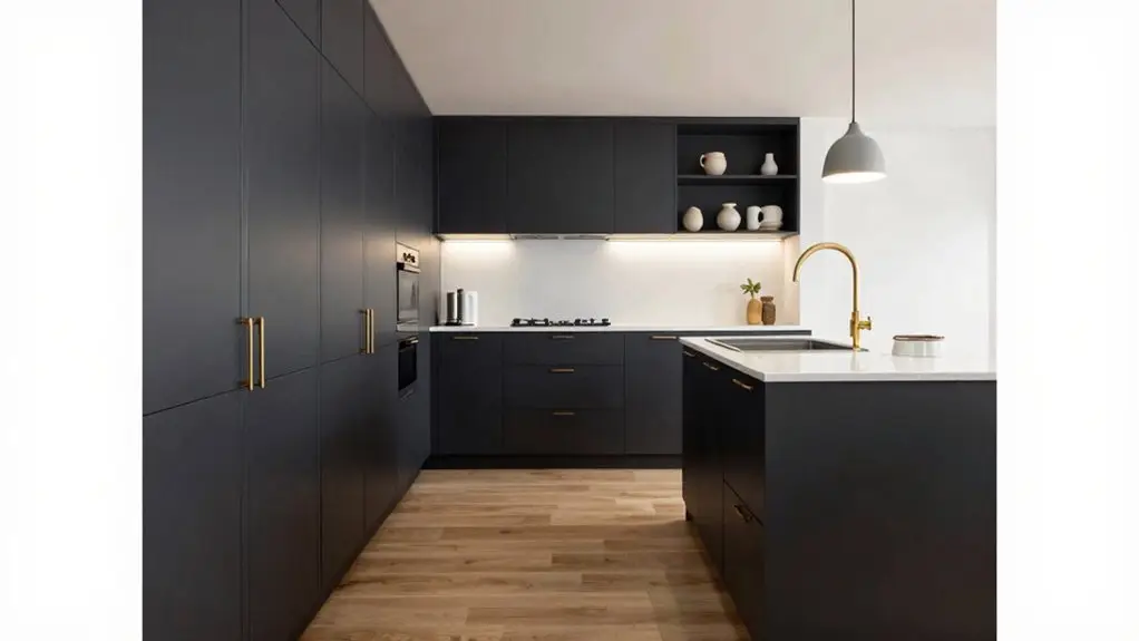 work triangle for small kitchens