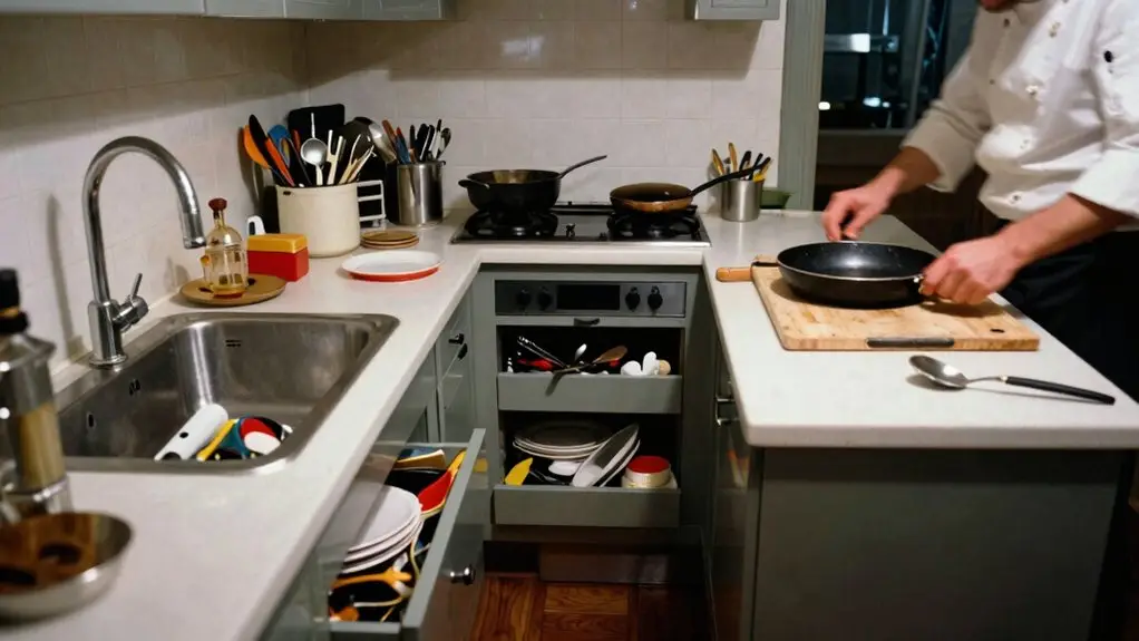 avoid inefficient kitchen workflow