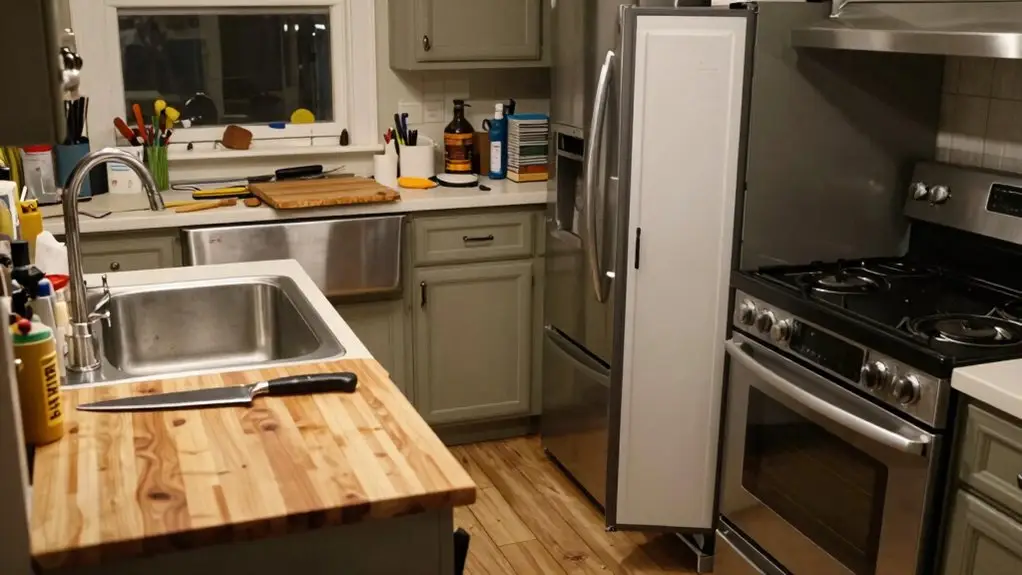 avoid kitchen work triangle errors