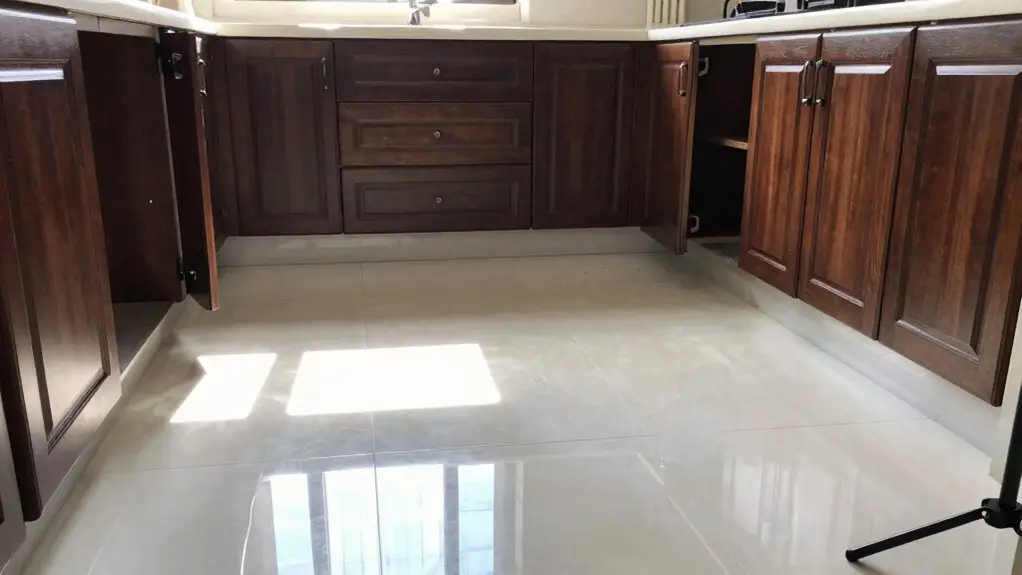 clear aisle with doors open