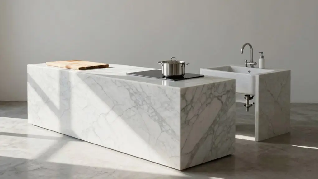 declutter then assign kitchen zones