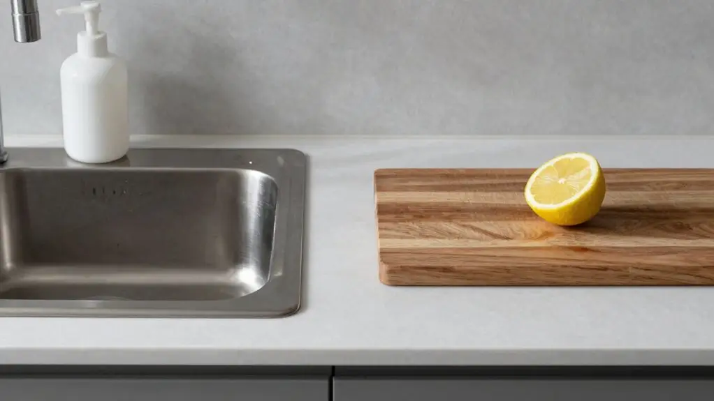 dedicated sink cleaning zone