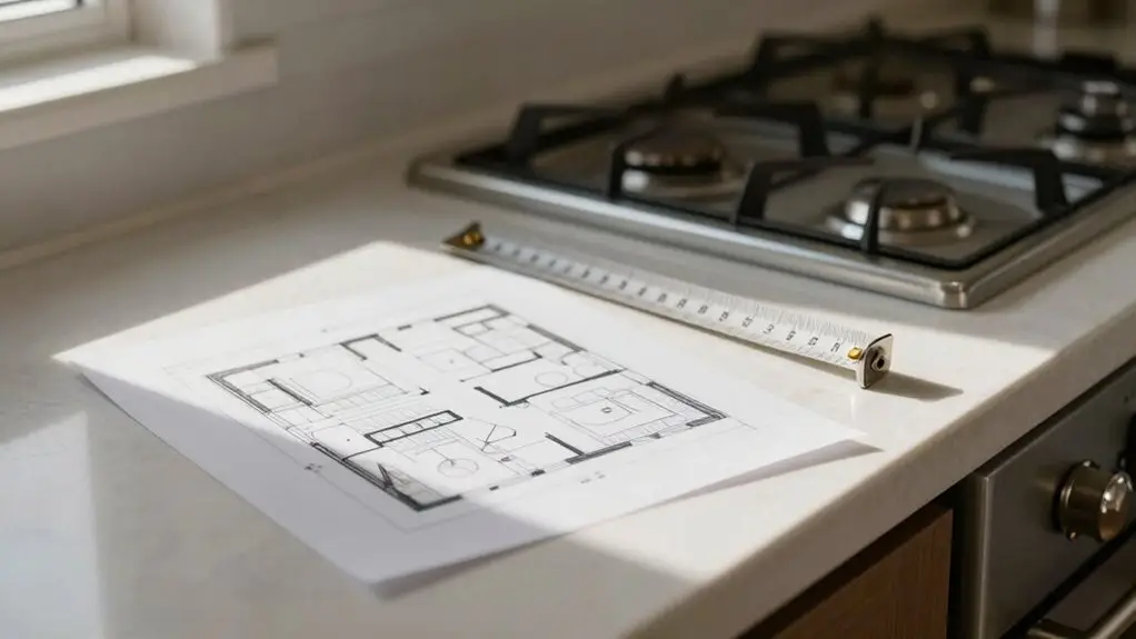 efficient cooking appliance placement