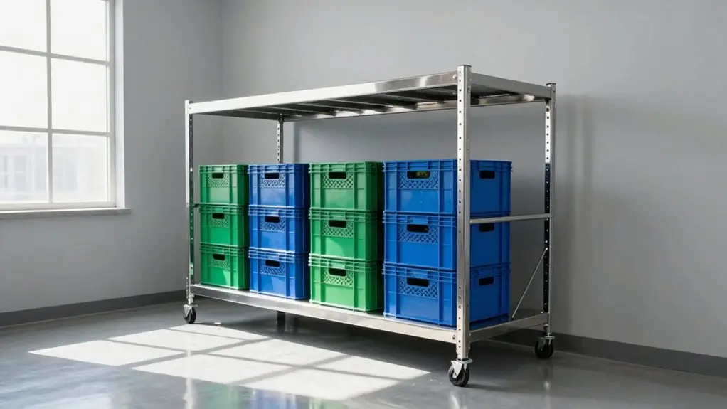 efficient receiving and storage layout