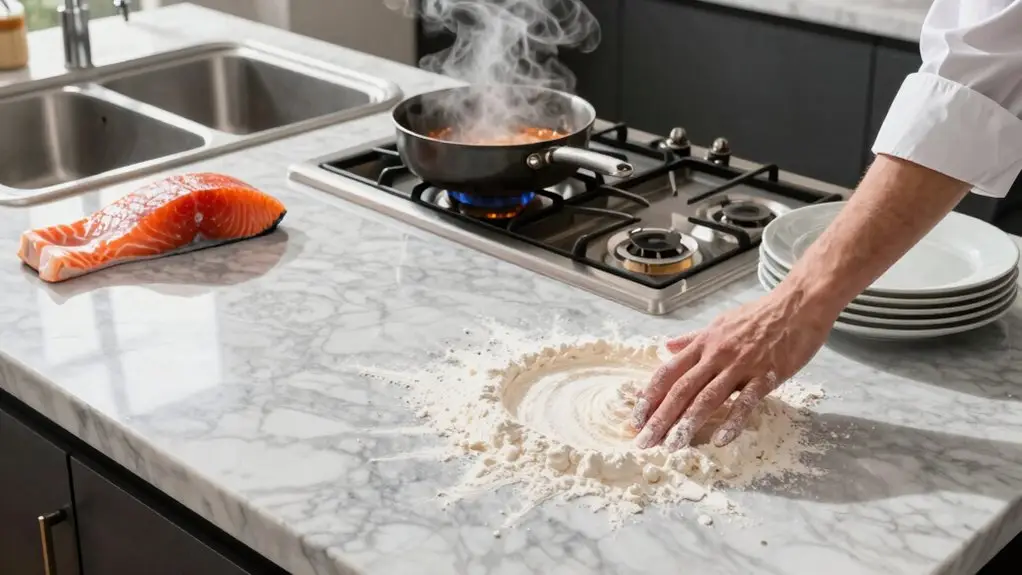 five kitchen workflow zones