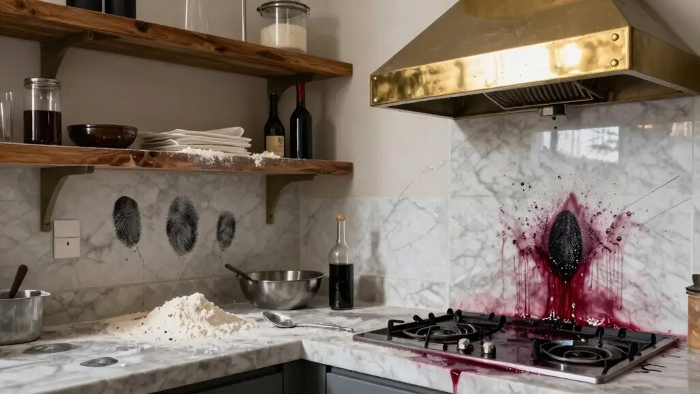 hard to clean kitchen material choices