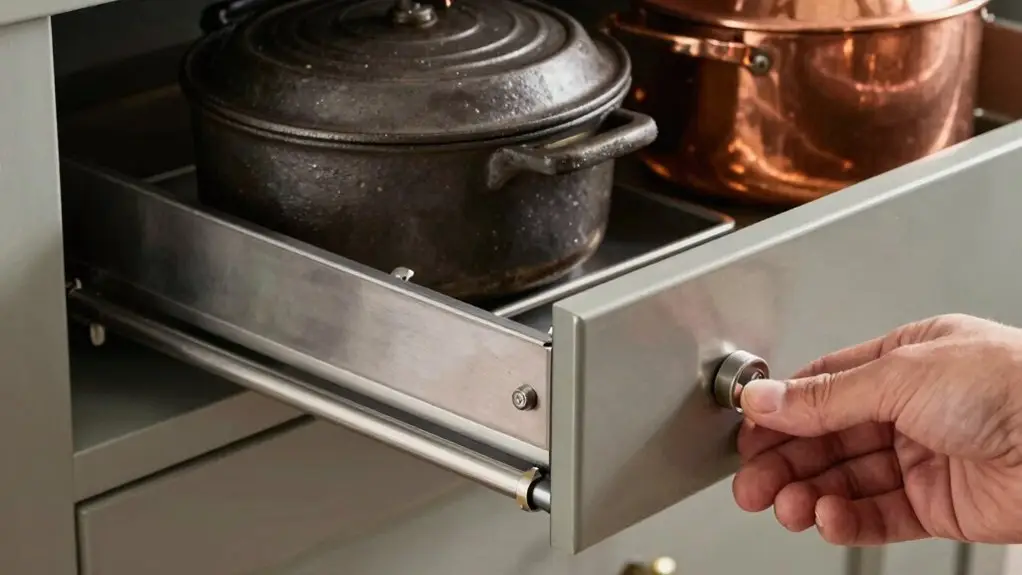 heavy duty pull out cookware drawers