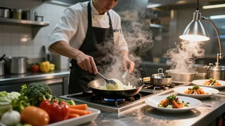 kitchen food production stages
