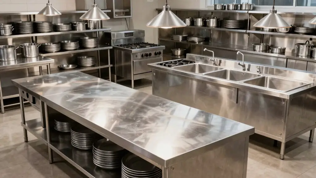 kitchen workflow clearance zones