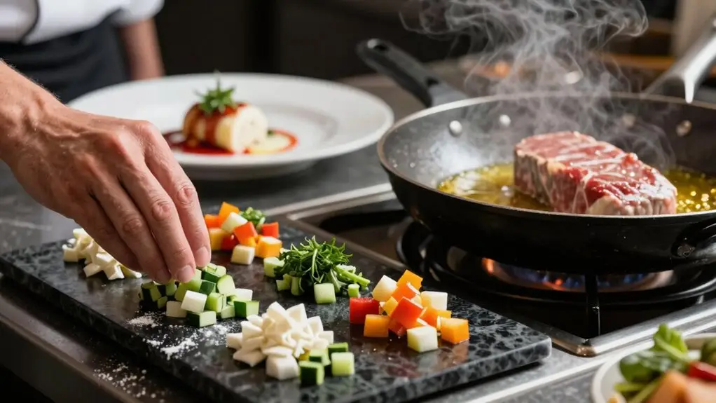 master food preparation workflow stages