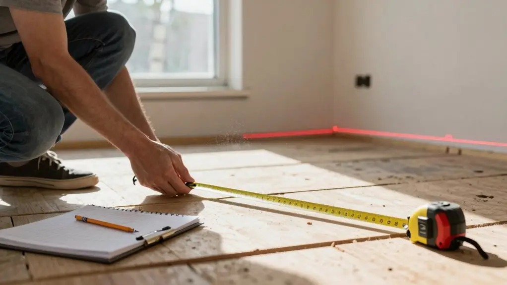 measure counter and appliance clearances