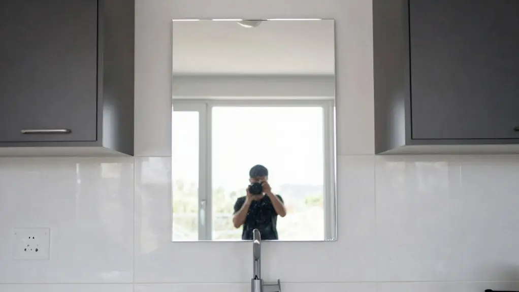 mirror backsplash led lighting