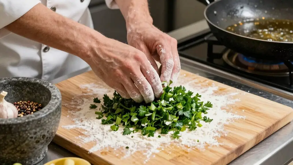 professional kitchen workflow stages