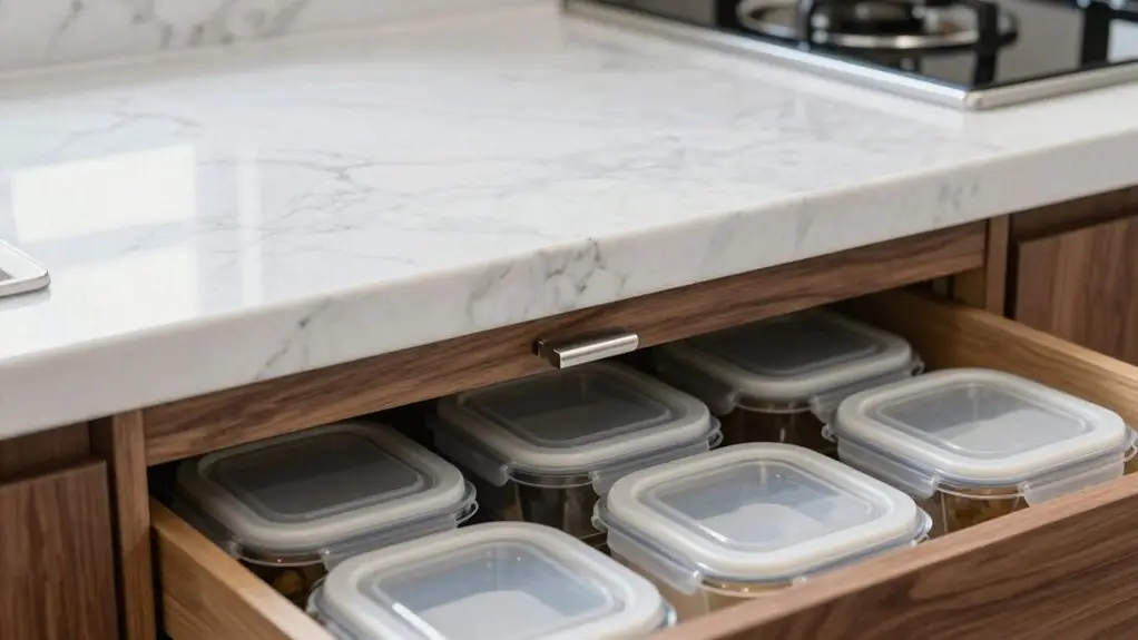 pull out pantry and dividers