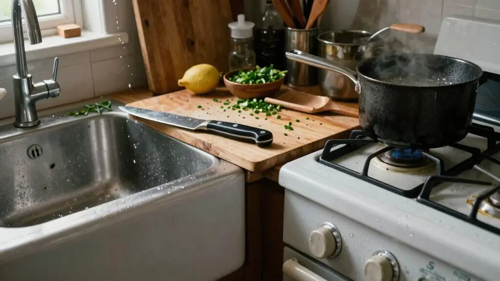 sink stove counter space shortcut