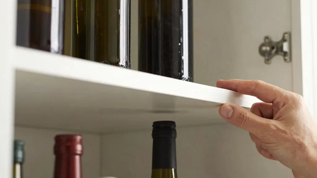 tallest bottle shelf height