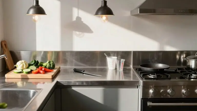 three step open kitchen flow