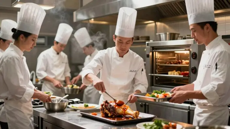 efficient professional kitchen workflow