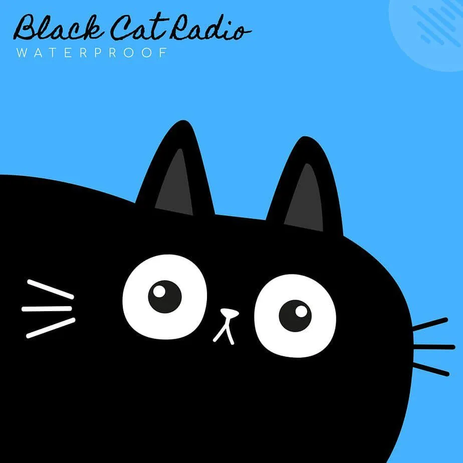 Black Cat Radio – Waterproof: The Ultimate Lofi Shield Against Digital Distraction