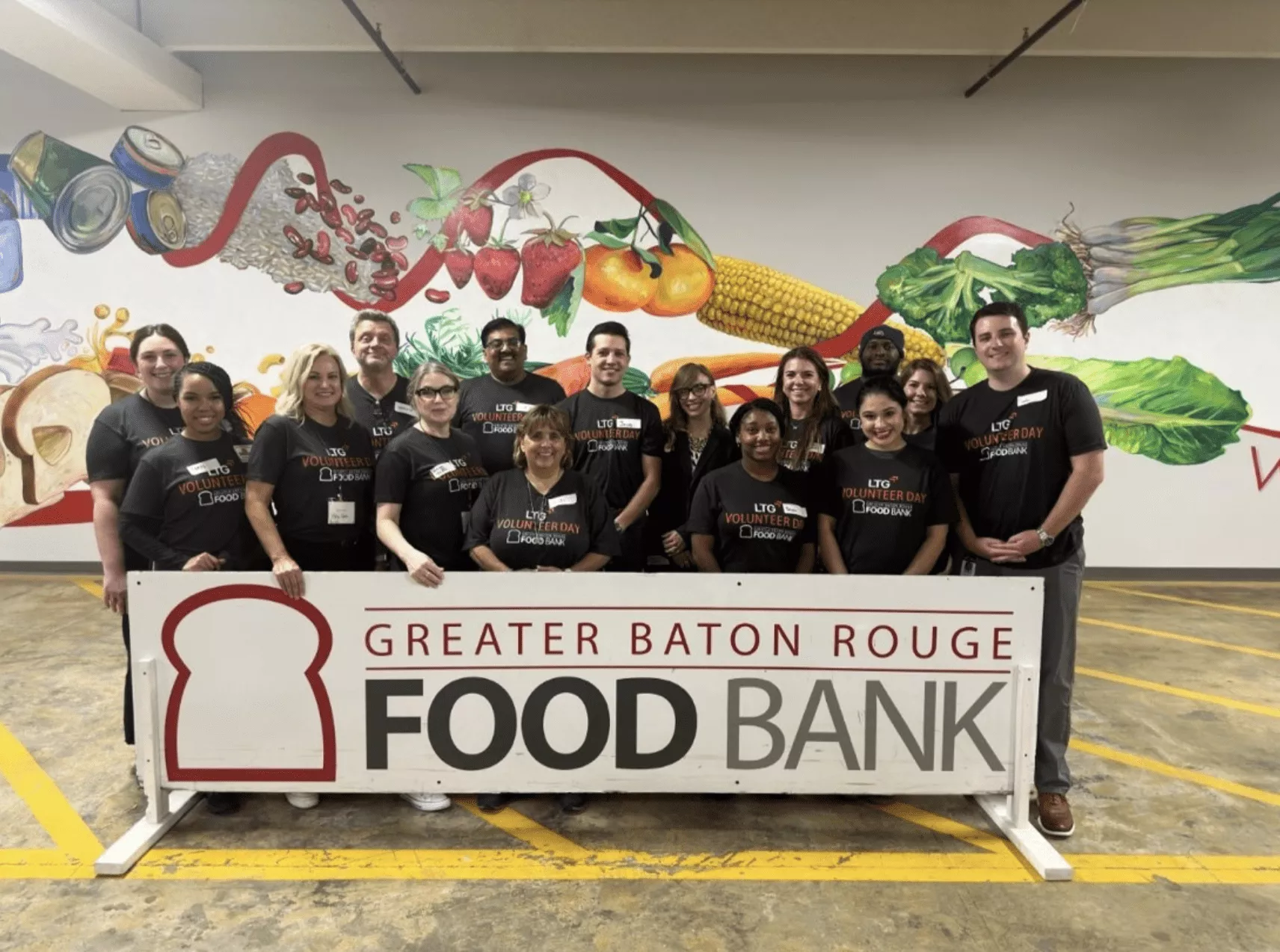 Our team in Baton Rouge, LA gave back to the community by volunteering at the Greater Baton Rouge Food Bank.