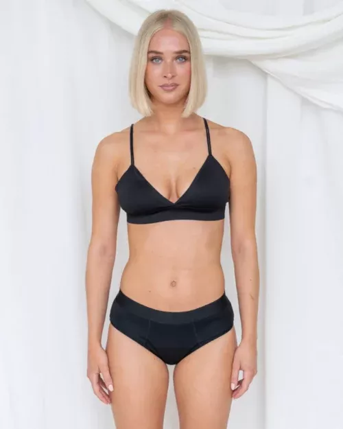 Comfy menstruatie onderbroek met mid-waist pasvorm – zachte stof, lekvrije bescherming en dagelijks comfort