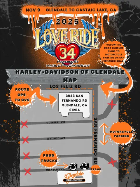 Schedule for Love Ride 34 | LOVE RIDE®