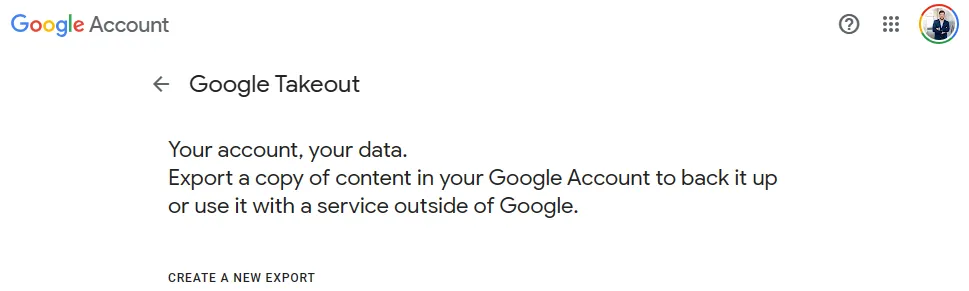 Google Takeout