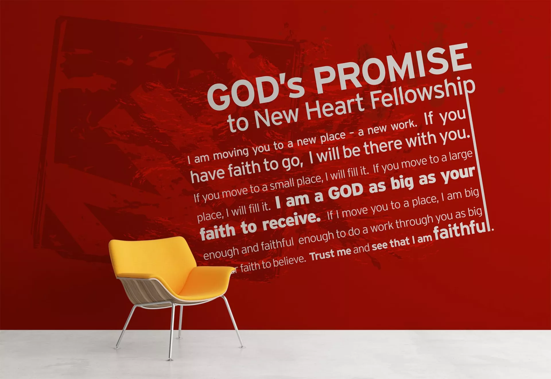 New Heart Fellowship Brand Development Signage by Matcha Design New Heart Fellowship Brand Development Signage