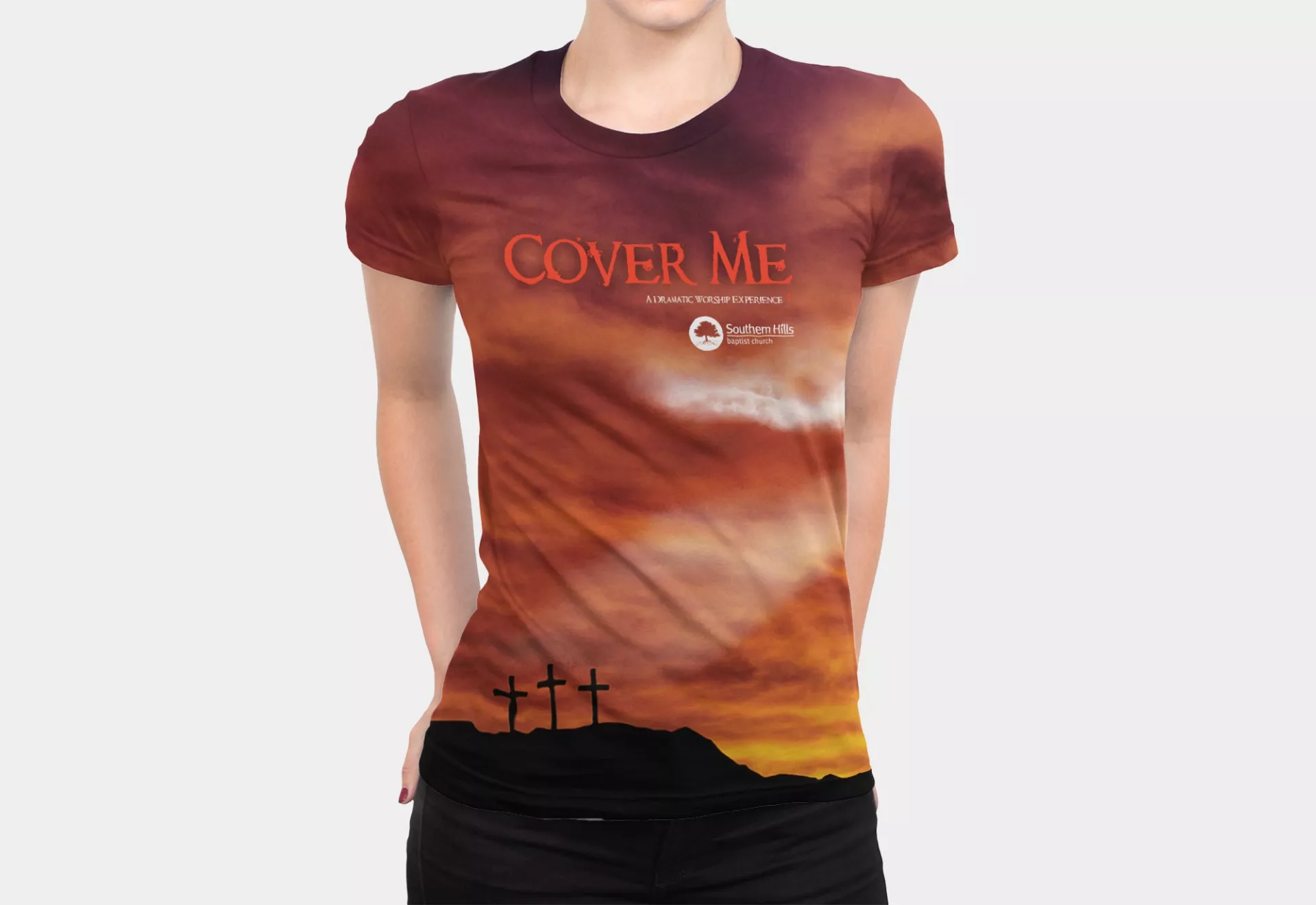 Cover Me Tee Design by Matcha Design Cover Me Tee Design