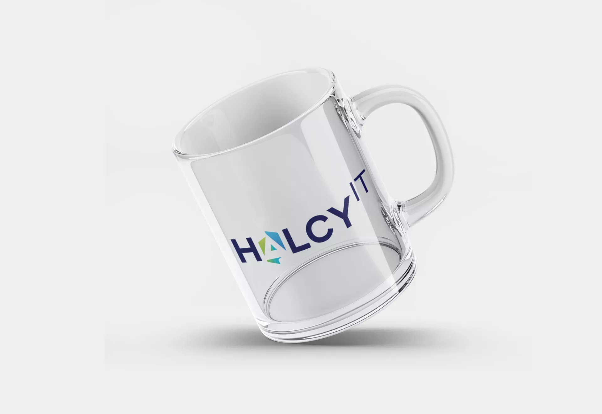 HalcyIT Logo Design on Mug by Matcha Design HalcyIT Logo Design on Mug by Matcha Design