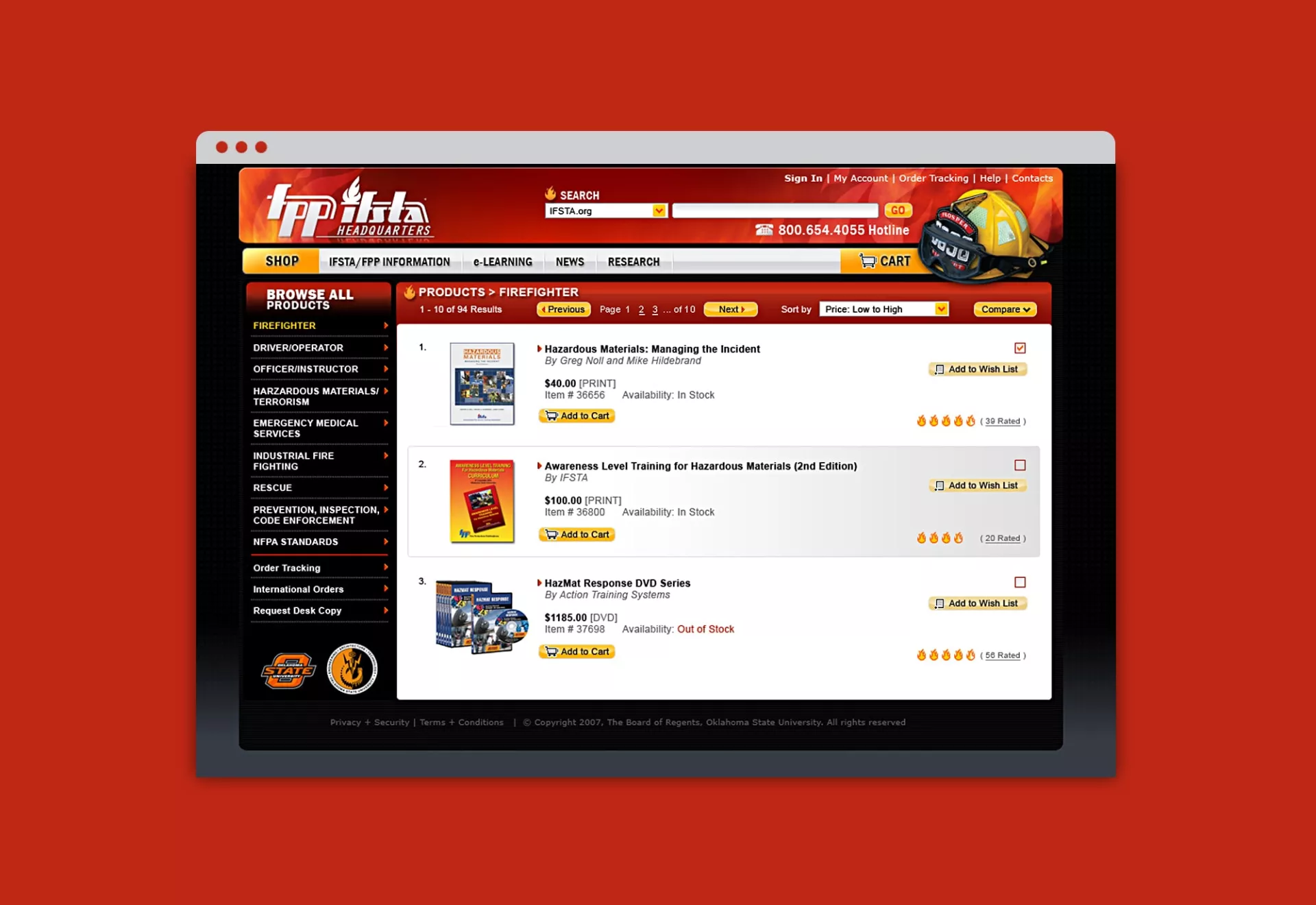 IFSTA FPP Website Design by Matcha Design IFSTA FPP Website Design