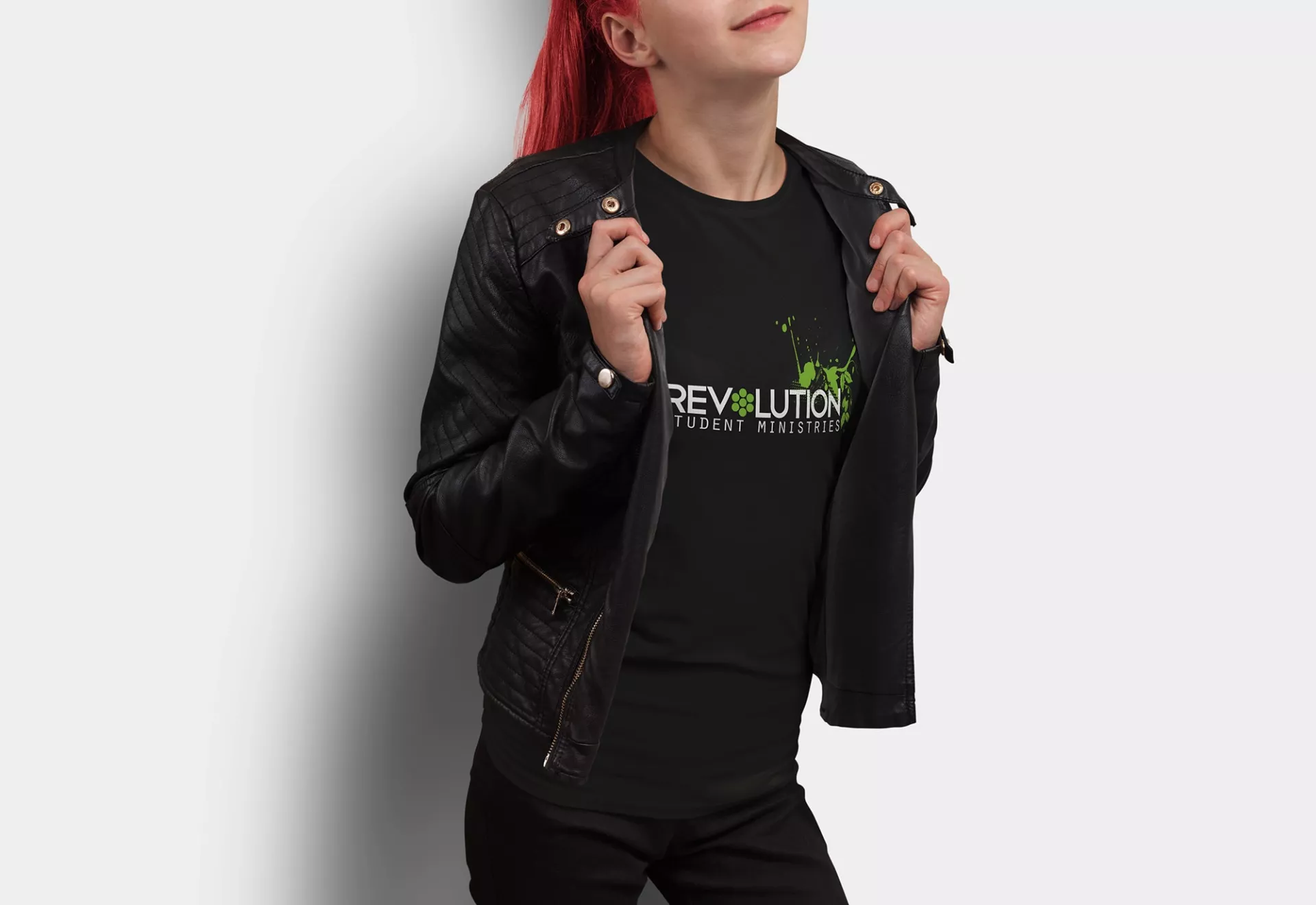 Revolution Student Ministries Logo Design on Tee by Matcha Design Revolution Student Ministries Logo Design on Tee
