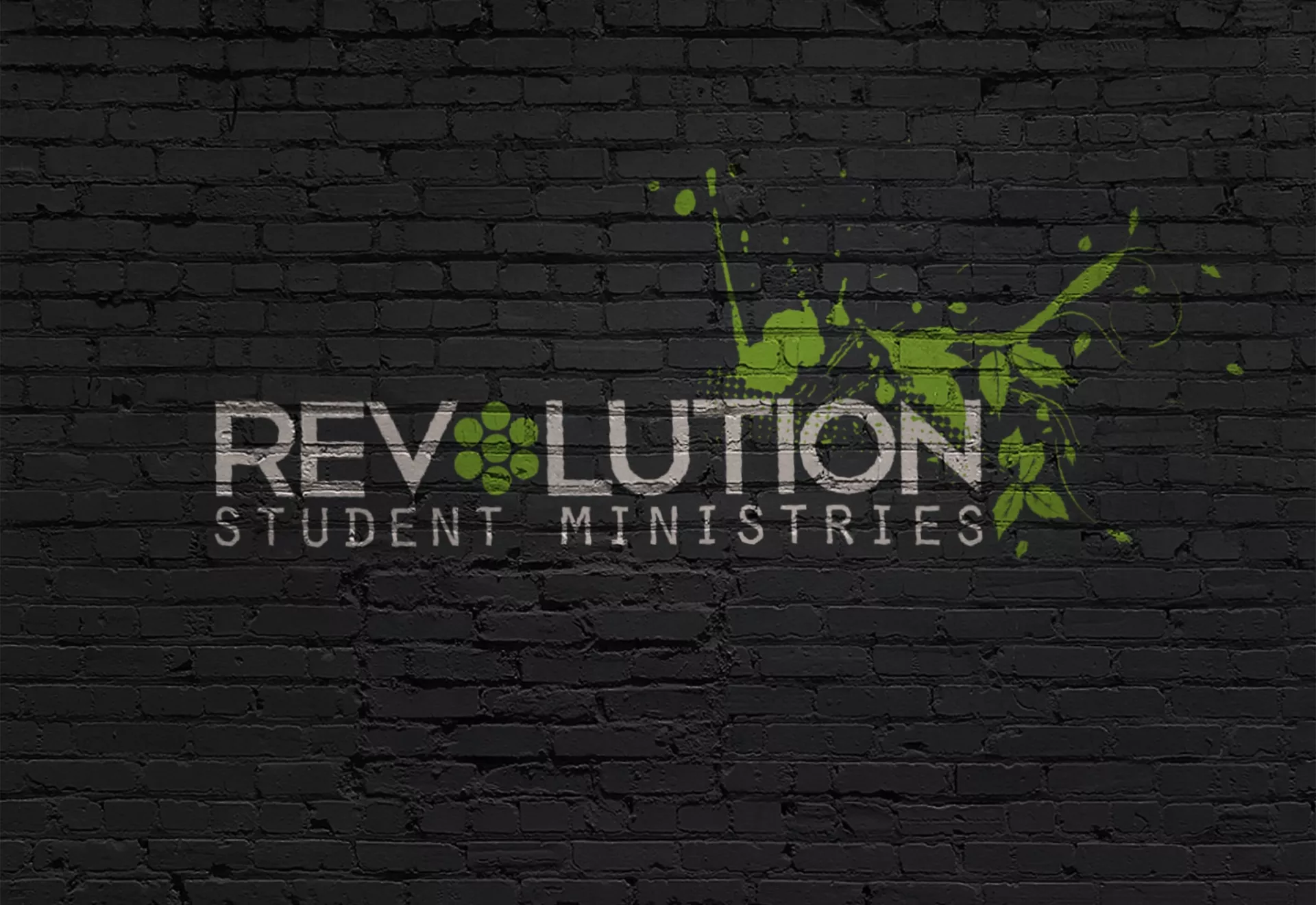 Revolution Student Ministries Logo Design Signage by Matcha Design Revolution Student Ministries Logo Design Signage