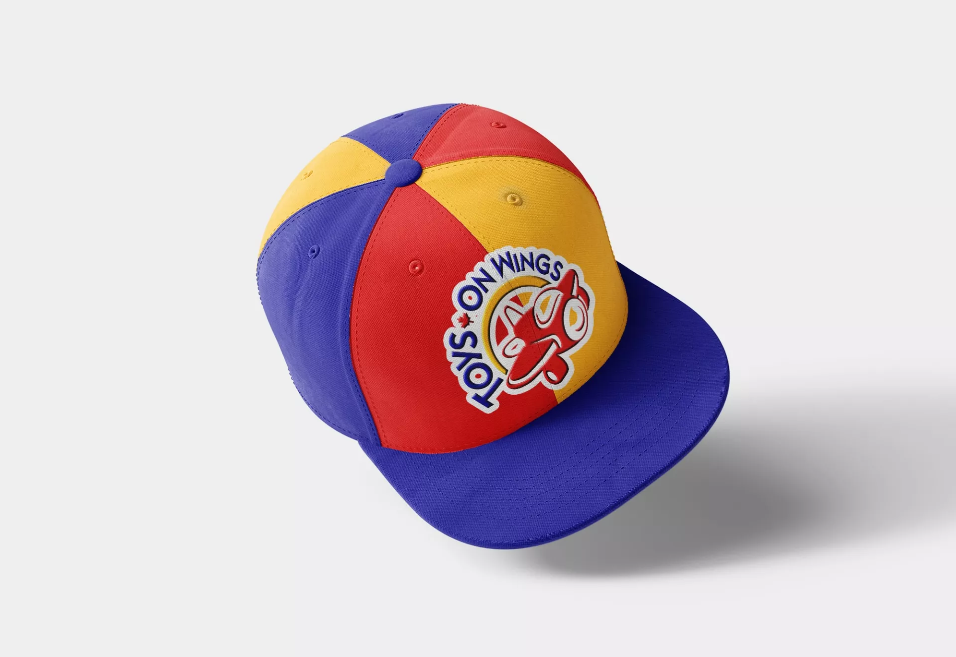 Toys on Wings Logo Design on Hat by Matcha Design Toys on Wings Logo Design on Hat