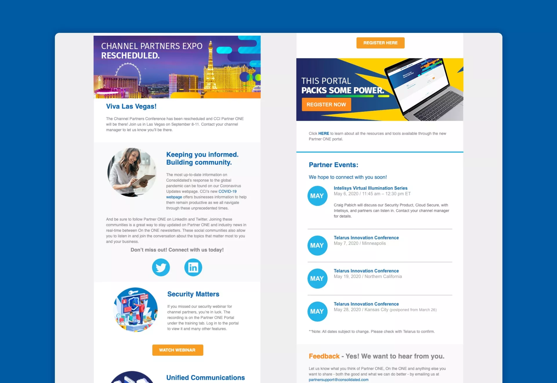 Partner One Newsletter by Matcha Design Partner One Newsletter