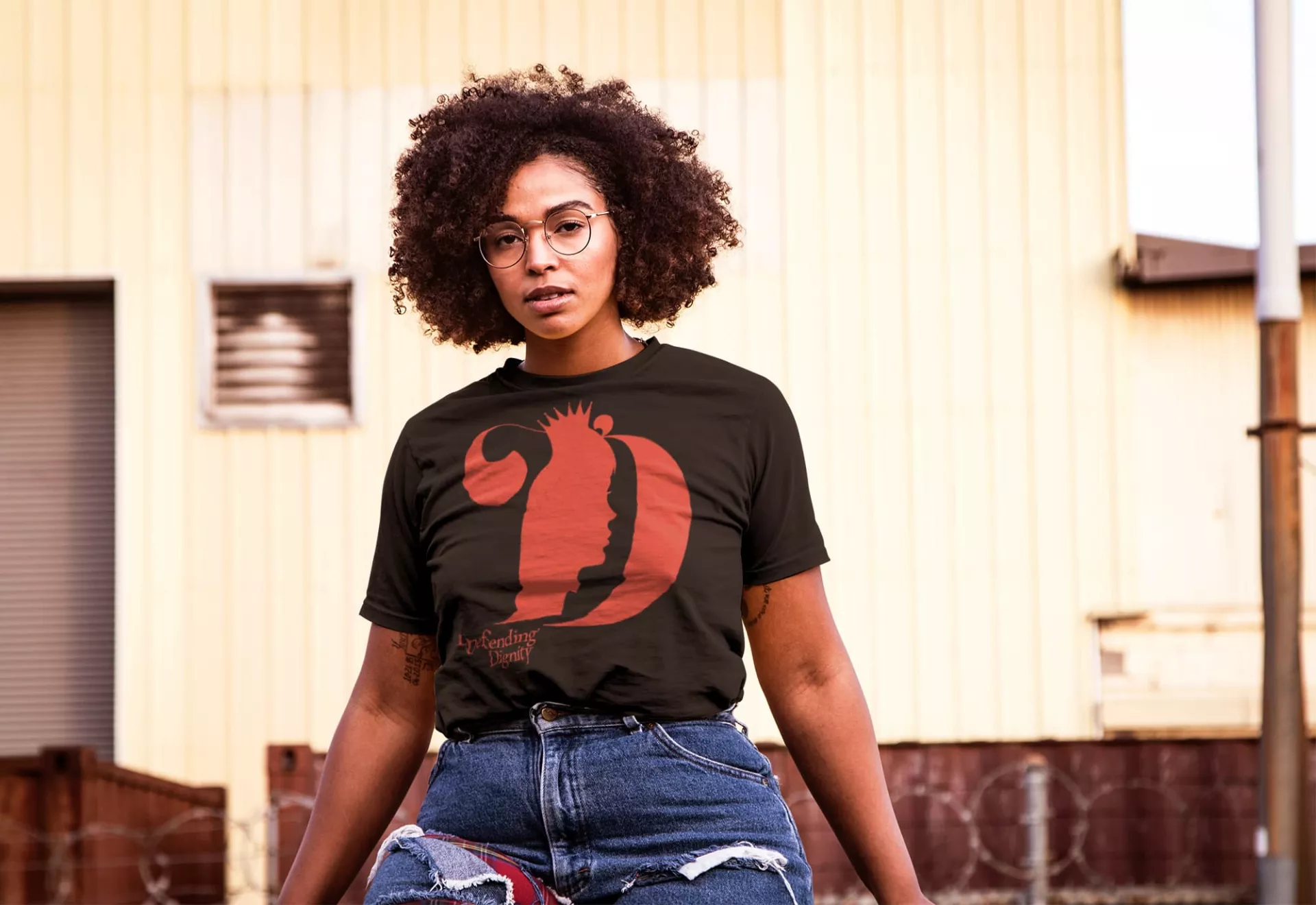 Defending Dignity Logo Design by Matcha Design Defending Dignity Logo Design | Tee