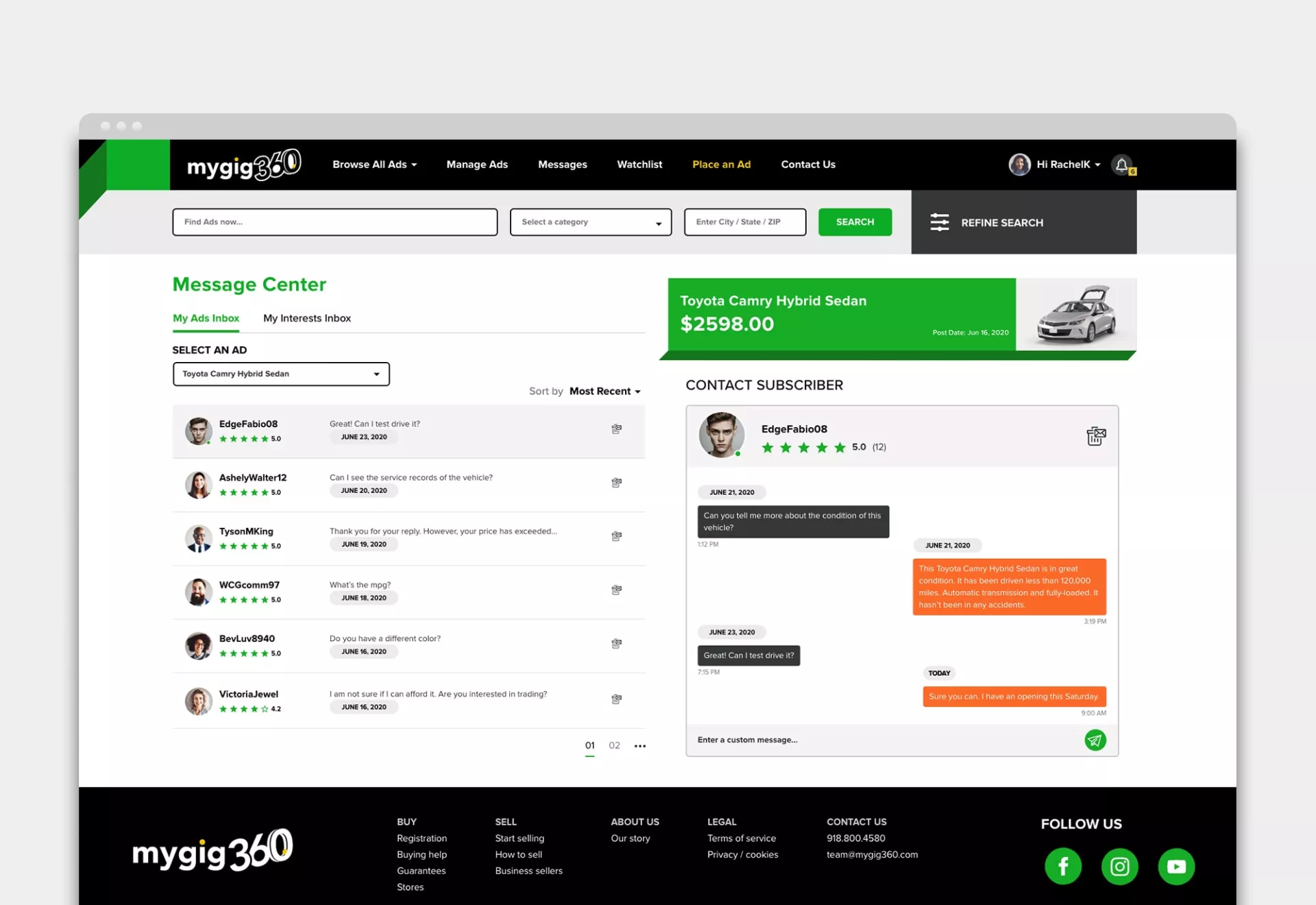 MyGig 360 UX/UI Development by Matcha Design MyGig 360 UX/UI Development