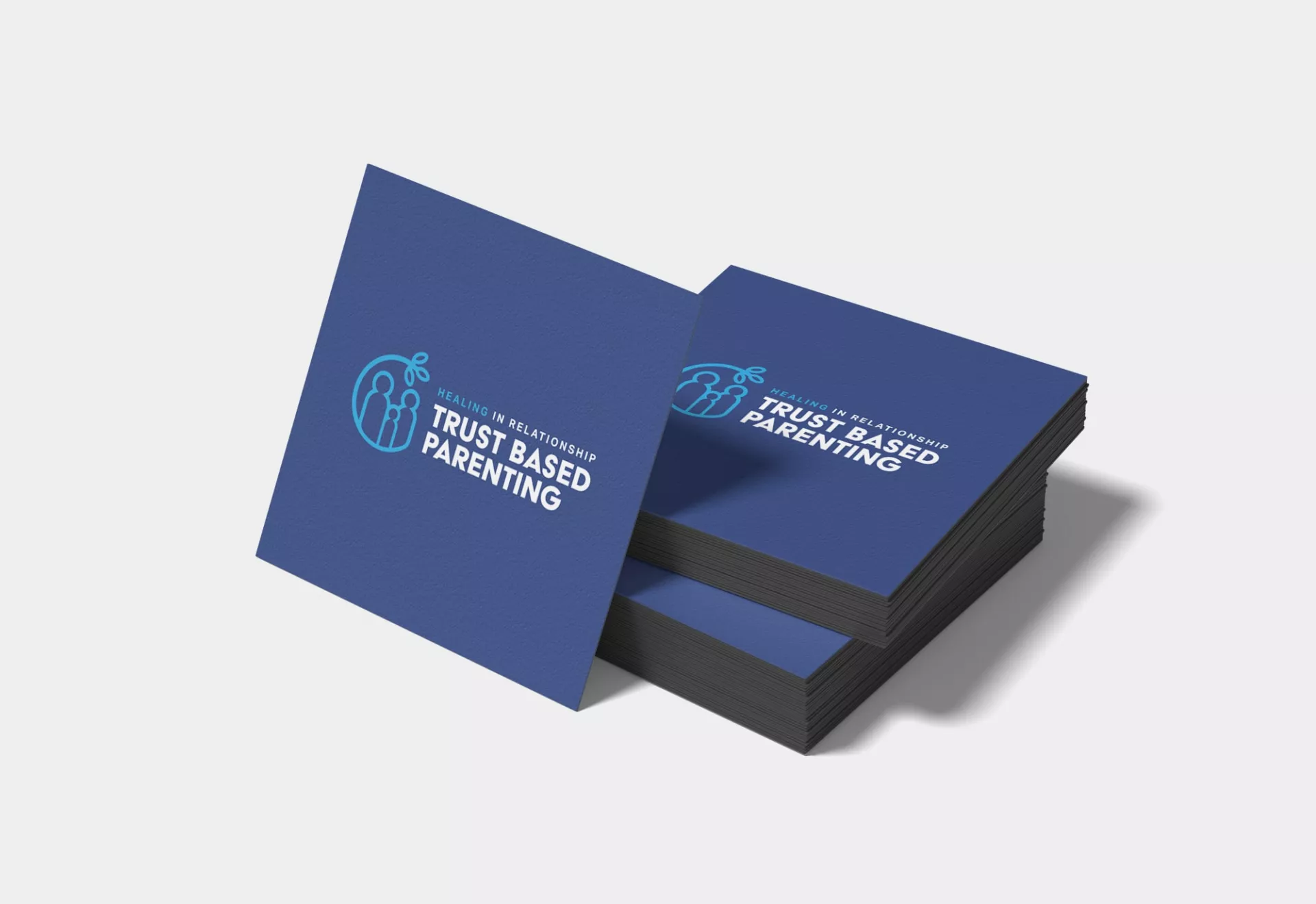 Trust Based Parenting Logo Design by Match Design Trust Based Parenting Logo Card Design
