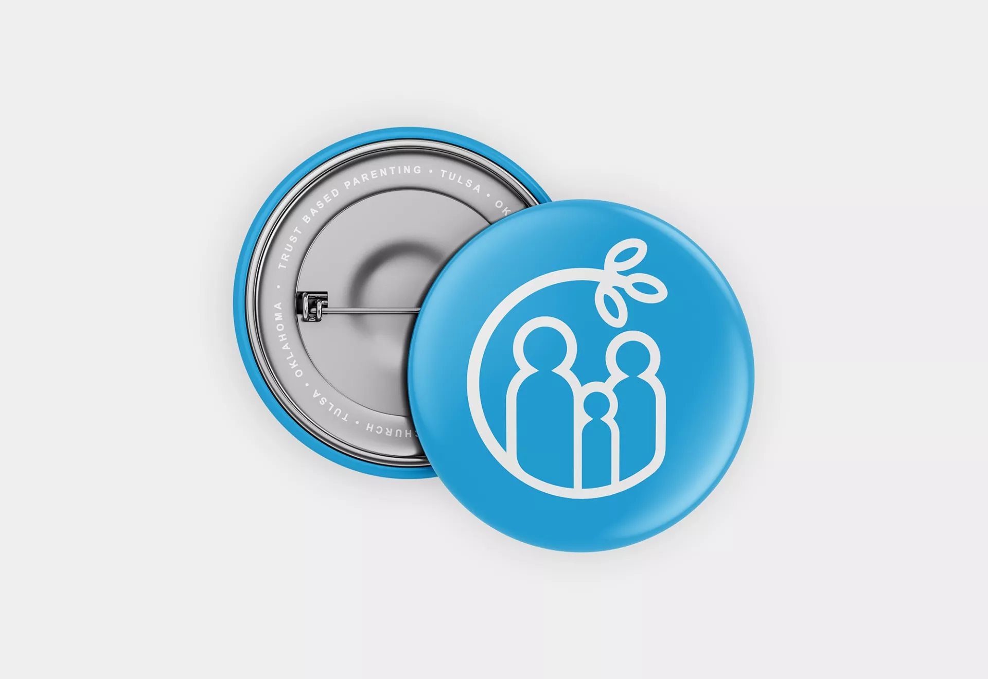 Trust Based Parenting Logo Design by Match Design Trust Based Parenting Logo Button Design