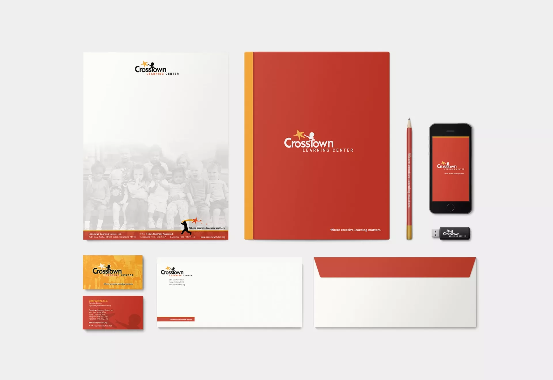Crosstown-Learning-Center-Brand-2 Trust Based Parenting Logo Card Design