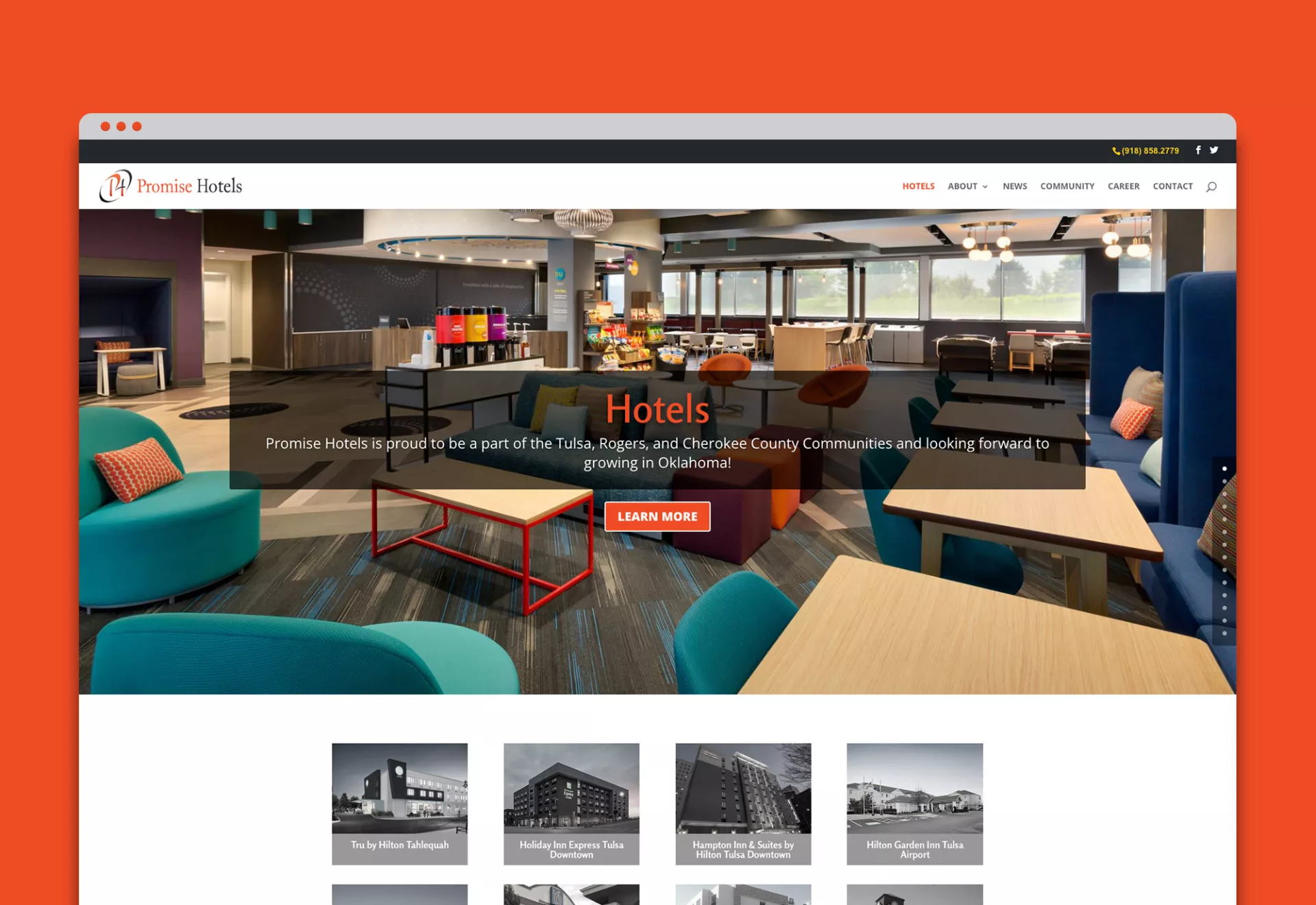 Promise-Hotels-Website-Design-Development-2 Laflin Investigative Group Website Design by Matcha Design