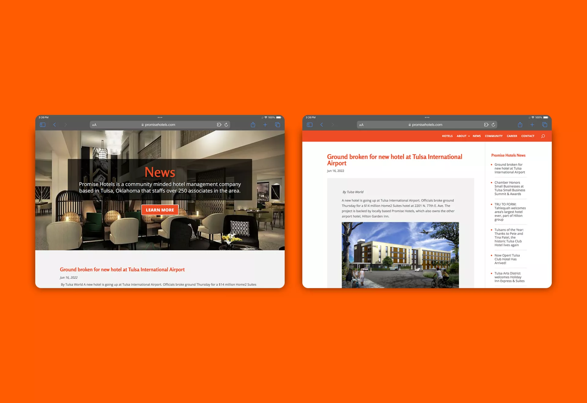 Promise-Hotels-Website-Design-Development-5 Laflin Investigative Group Website Design by Matcha Design