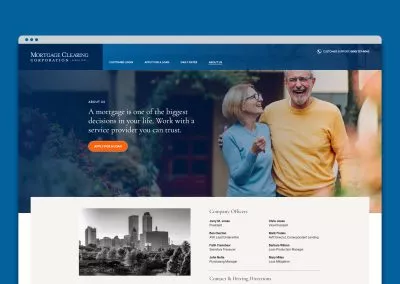 Web Design & Development for a Mortgage Company