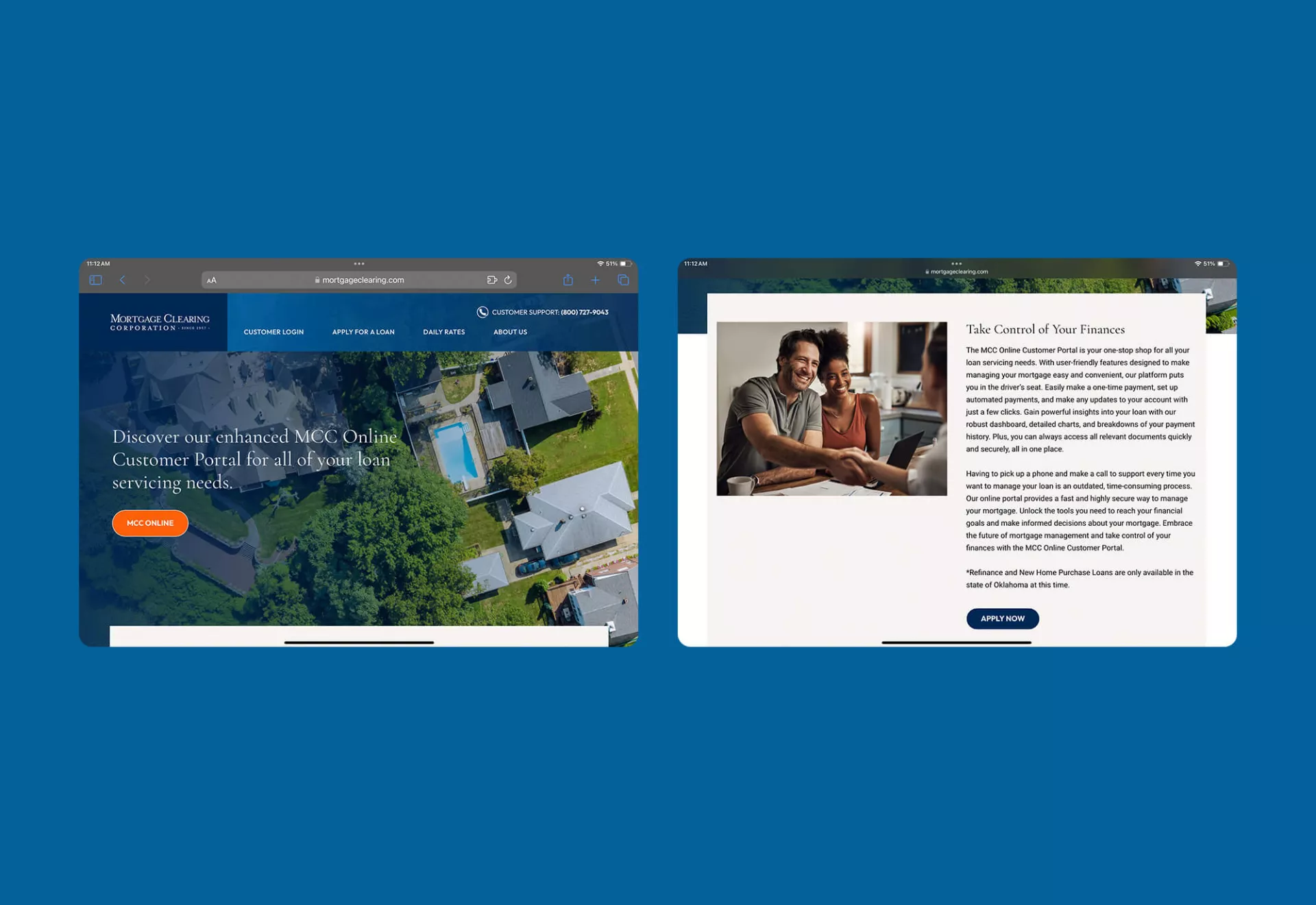 Mortgage Clearing Website Design & Development by Matcha Design Mortgage Clearing Website Design & Development by Matcha Design