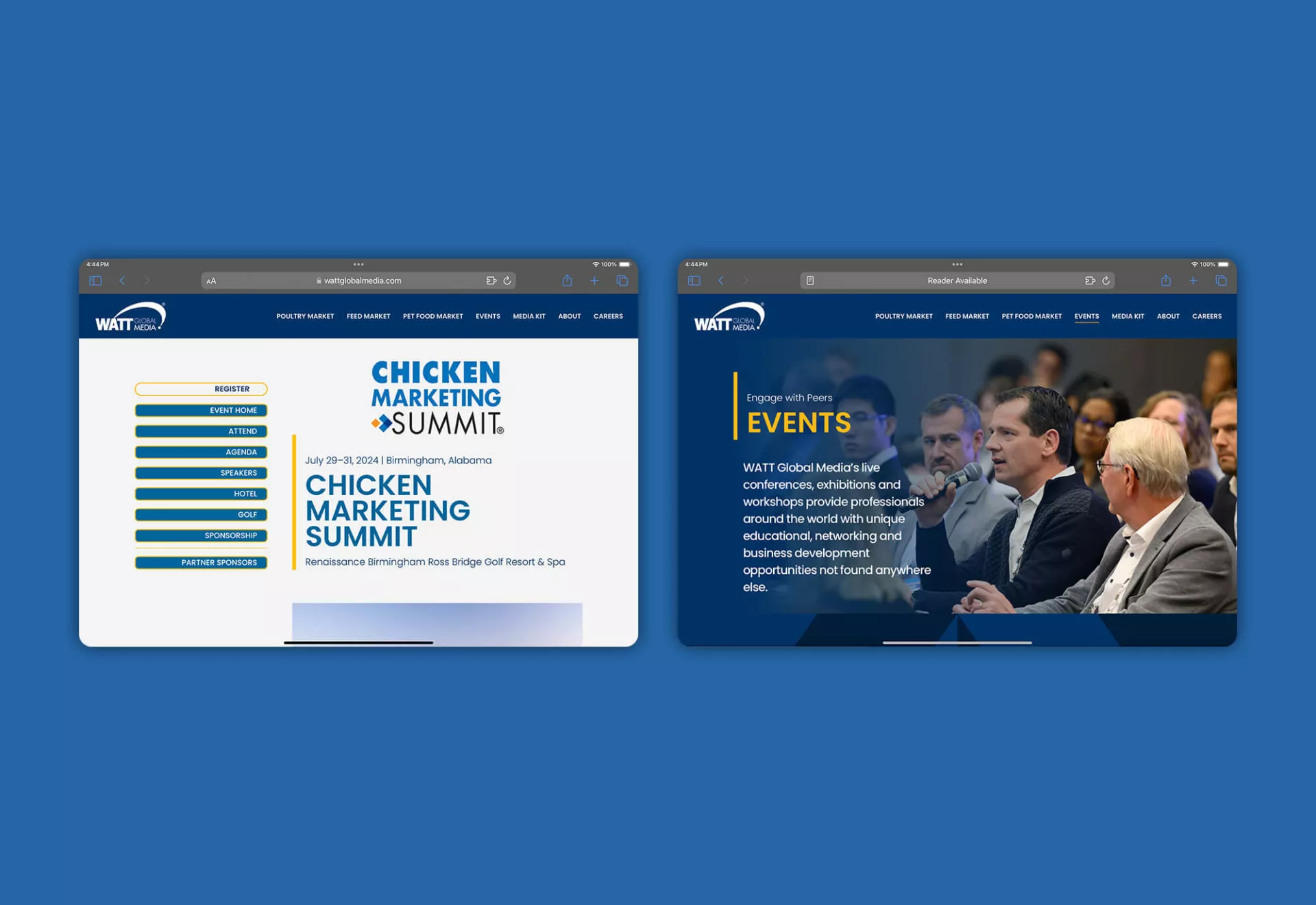 WATT Global Media Website Design & Development by Matcha Design WATT Global Media Website Design & Development by Matcha Design