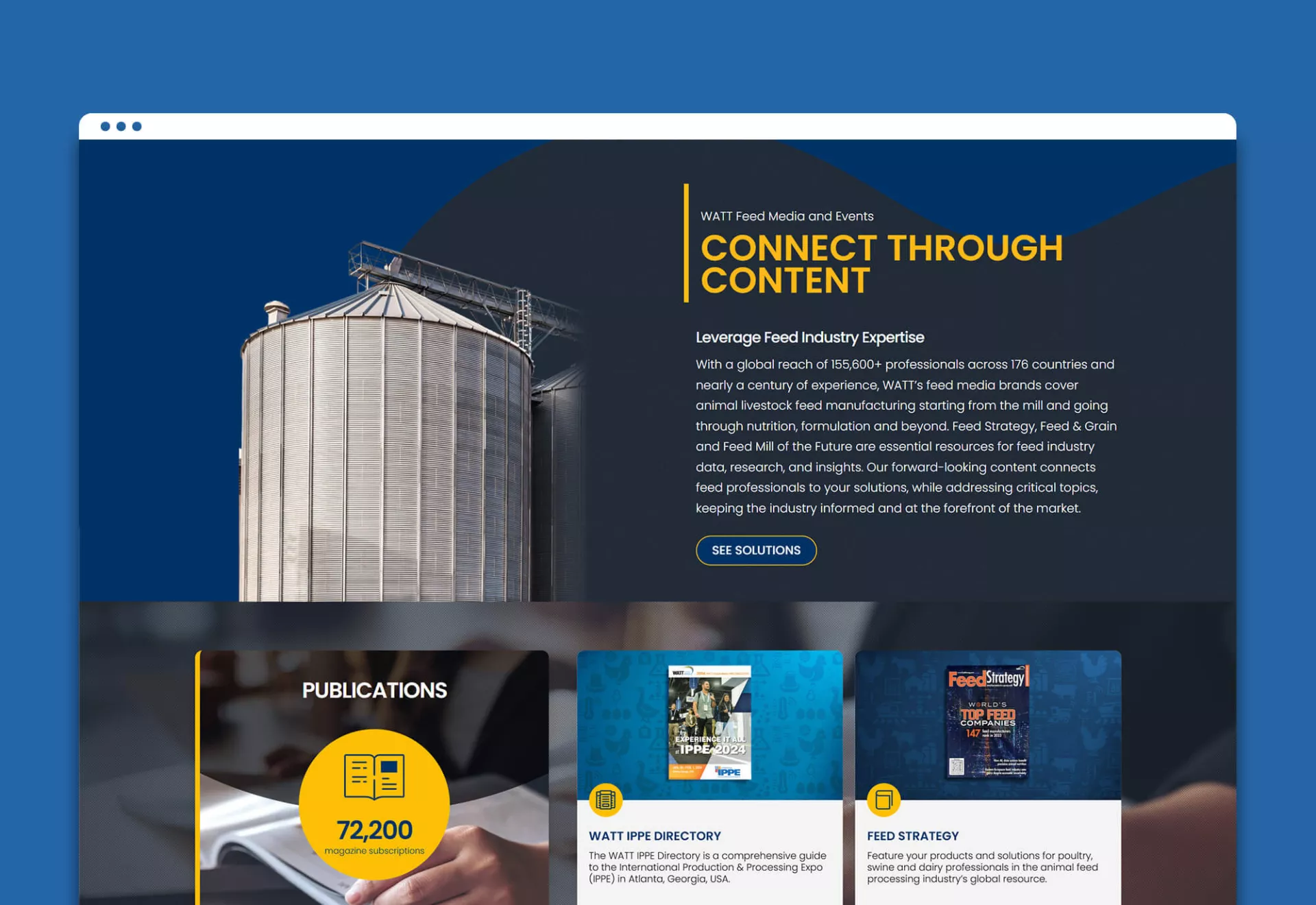WATT Global Media Website Design & Development by Matcha Design WATT Global Media Website Design & Development by Matcha Design