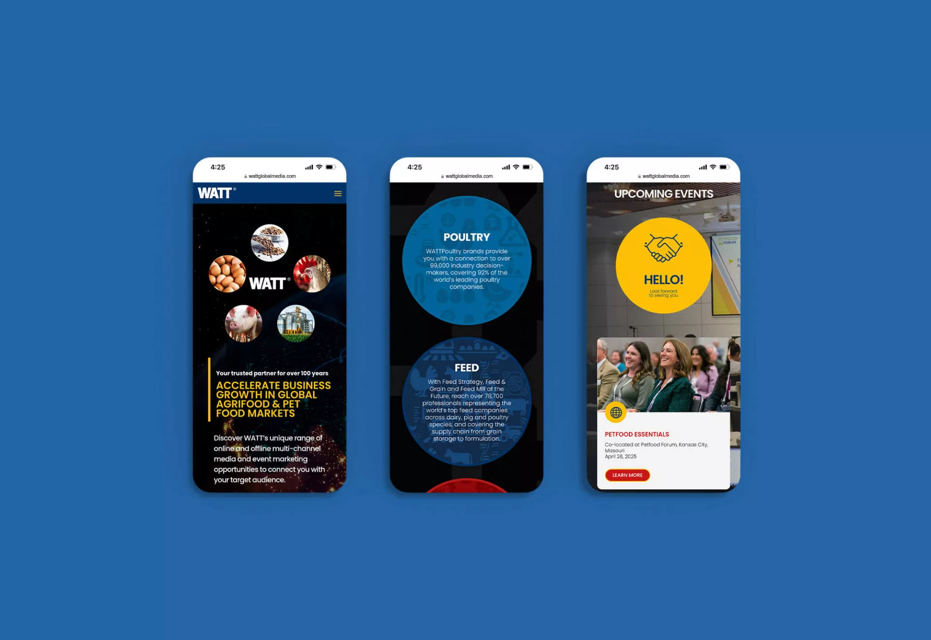 WATT Global Media Website Design & Development by Matcha Design WATT Global Media Website Design & Development by Matcha Design