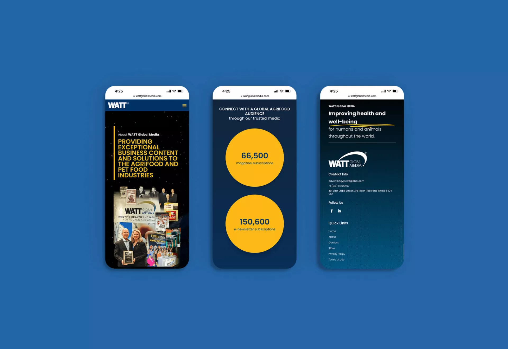 WATT Global Media Website Design & Development by Matcha Design WATT Global Media Website Design & Development by Matcha Design