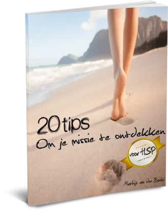 Cover PDF 20 tips om je missie te ontdekken voor HSP