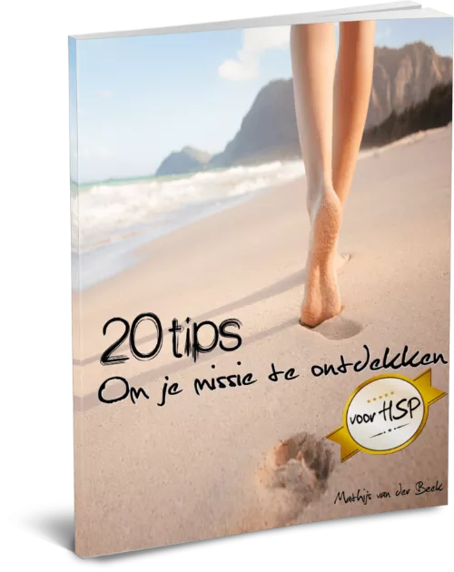 Cover PDF 20 tips om je missie te ontdekken voor HSP